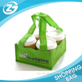 For Take Out 4cups or More Tray Reusable Durable Non Woven Coffee Carrier Bag